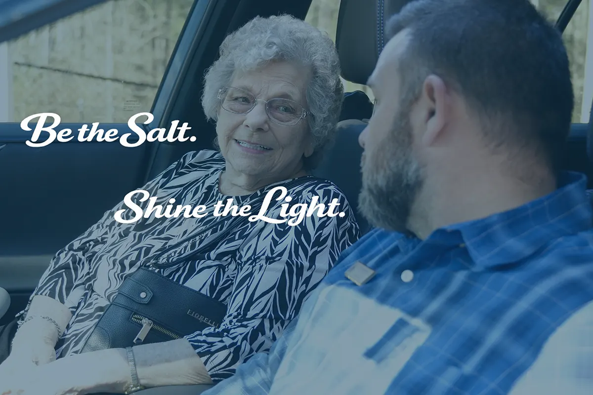 Shine the light as a reflection of God’s love and a beacon of hope